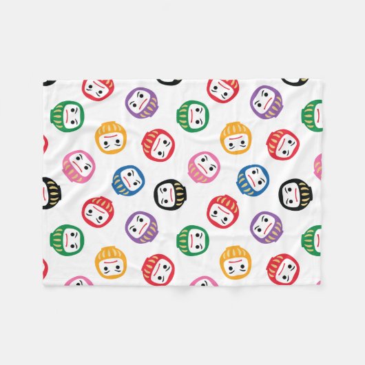 Daruma Fleecedecke (Vorderseite (Horizontal))