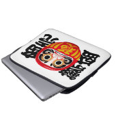 Daruma für Erfolg und Wohlstand Laptopschutzhülle (Vorne Knopf)