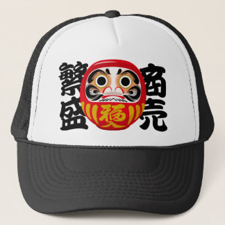 Daruma für geschäftlichen Erfolg und Wohlstand Truckerkappe