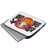 Daruma für große Träume und Wünsche Laptopschutzhülle (Vorne Knopf)