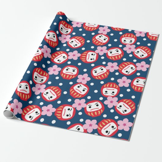 Daruma Geschenkpapier (Ungerollt)