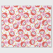 Daruma Geschenkpapier (Flach)