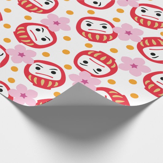 Daruma Geschenkpapier (Ecke)