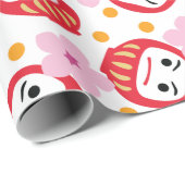 Daruma Geschenkpapier (Rolleneckpunkt)