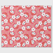 Daruma Geschenkpapier (Flach)