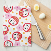 Daruma Geschirrtuch (Viertel Falte)