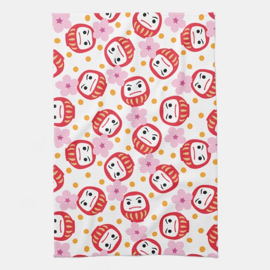 Daruma Geschirrtuch (Vertikal)