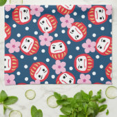 Daruma Geschirrtuch (Gefaltet)