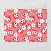 Daruma Postkarte (Vorderseite)