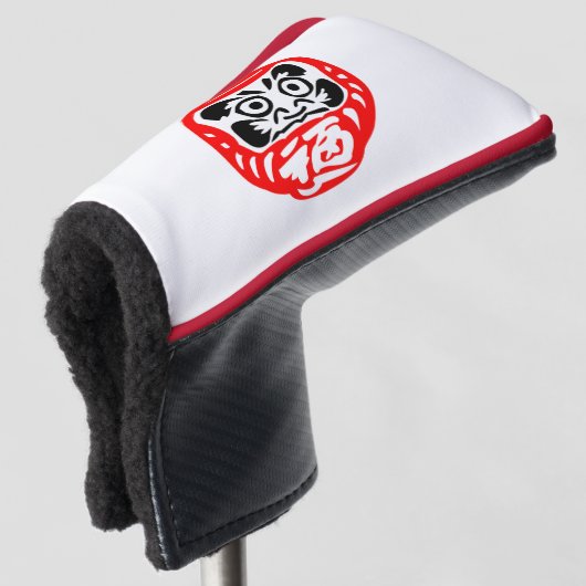 Daruma-Puppe Golf Headcover (3/4 Vorderseite)