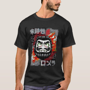 Daruma-Puppe Japanischer Glücksbringer T-Shirt