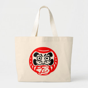 Daruma-Puppe Jumbo Stoffbeutel