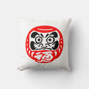 Daruma-Puppe Kissen