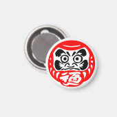Daruma-Puppe Magnete Magnet (Vorderseite/Rückseite)