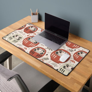 Daruma-Puppe Minimalist - Japandi Viel Glück Schreibtischunterlage