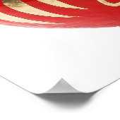 Daruma-Puppe Poster (Ecke)