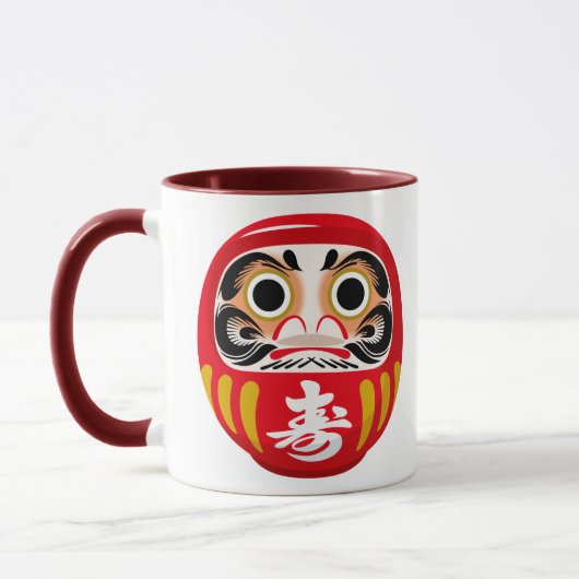 Daruma-Puppe Tasse (Links)
