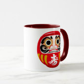 Daruma-Puppe Tasse (VorderseiteRechts)