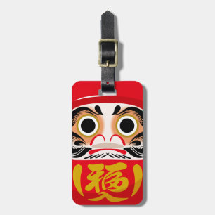 Daruma-Puppe (traditioneller japanischer Glücksbri Gepäckanhänger