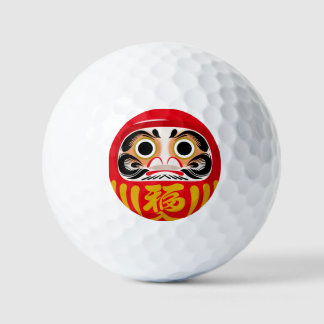Daruma-Puppe (traditioneller japanischer Glücksbri Golfball