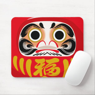 Daruma-Puppe (traditioneller japanischer Glücksbri Mousepad