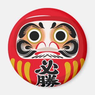 Daruma-Puppe (traditioneller japanischer viel Glüc Magnet