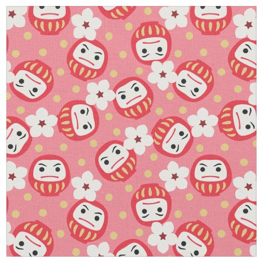Daruma Stoff (Nahaufnahme)