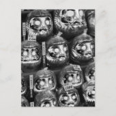 Daruma Viel Glück Dollars aus Japan Postkarte (Vorderseite)