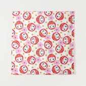 Daruma Wandteppich (Vorderseite (Horizontal))