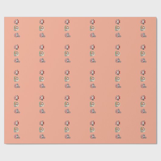 Darumo Trio Geschenkpapier (Flach)