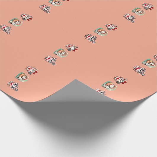 Darumo Trio Geschenkpapier (Ecke)