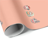 Darumo Trio Geschenkpapier (Rolleneckpunkt)