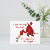 Darunter Drachentickle. Postkarte (Stehend Vorderseite)