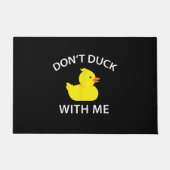 darunter Duck With Me Funny Rubber Duck Fußmatte (Vorderseite)