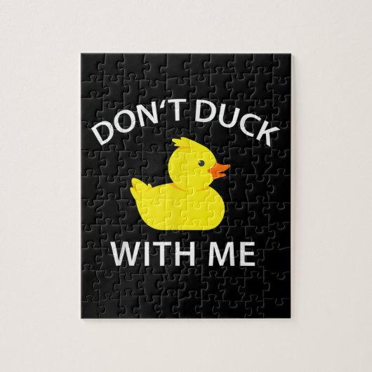 darunter Duck With Me Funny Rubber Duck Puzzle (Vertikal)