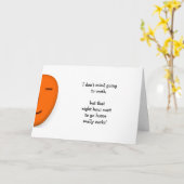 darunter: Mind Going To Work Funny Office New Job  Karte (Gelbe Blume)