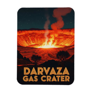 Darvaza-Gaskraterreise Turkmenistan Magnet