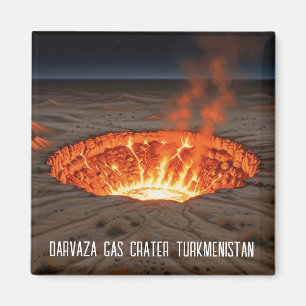 Darvaza-Gaskraterreise Turkmenistan Magnet