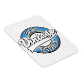 Darwin australia Vintages Logo Magnet (Rechte Seite)