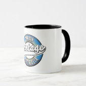Darwin australia Vintages Logo Tasse (VorderseiteRechts)
