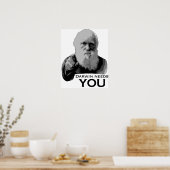 Darwin braucht dich! poster (Küche)