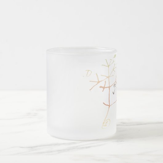 Darwin, denke ich Baum an das Leben Mattglastasse (Mittel)