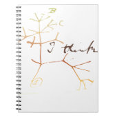 Darwin, denke ich Baum an das Leben Notizblock (Vorderseite)