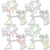 Darwin, denke ich - Baum des Lebens Aufkleber (Vorderseite)