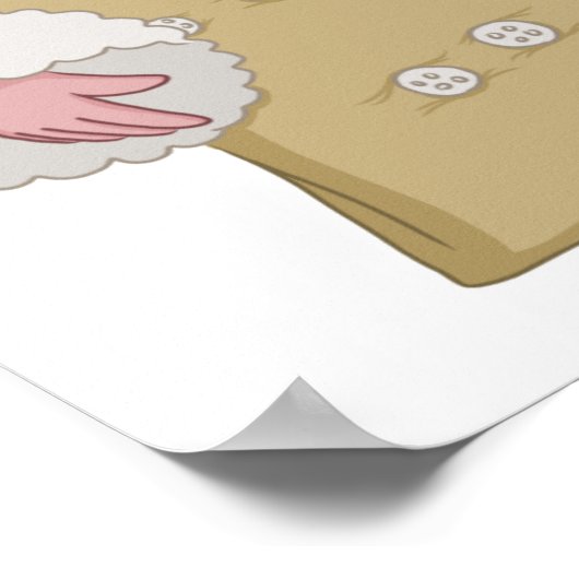 Darwin der Ikea-Affe Poster (Ecke)