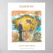 Darwin der Ursprung der Art Victor Diogenes Poster (Vorne)