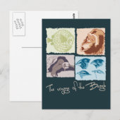Darwin, Die Reise des Beagle Postkarte (Vorne/Hinten)