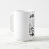 Darwin-Evolutions-Zitat Kaffeetasse (Vorderseite Links)