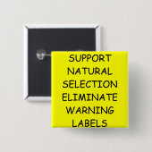 DARWIN-Evolutionswitz Button (Vorne & Hinten)