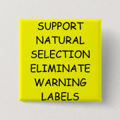 DARWIN-Evolutionswitz Button (Vorderseite)